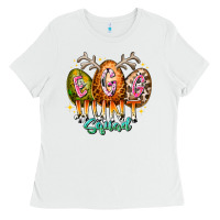 White egg hunt squad Ladies Tee - RacoonDesign