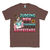 Chestnut judging men by the standards of my book boyfriends Classic Tee - MaliasSmallBusiness