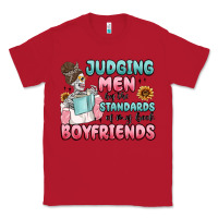 Red judging men by the standards of my book boyfriends Classic Tee - MaliasSmallBusiness