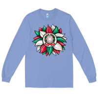 Colony Blue sunflower i̇talian flag Long Sleeve Tee - JahusDesignShop