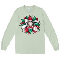 Matcha sunflower i̇talian flag Long Sleeve Tee - JahusDesignShop