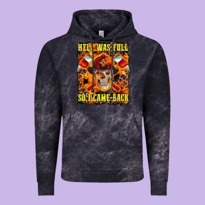 Western Hell Was Full So I Came Back Vintage Hoodie Designed By Lillyallendesigns
