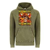 Vintage Olive Western Hell Was Full So I Came Back Vintage Hoodie - LillyAllenDesigns