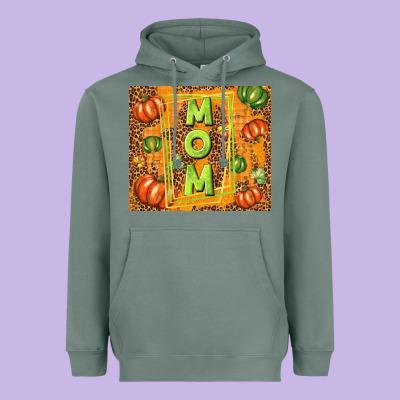 Fall Mom Mother's Day Heavyweight Hoodie Designed By Tumblerdesignbyshophia
