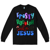 Black dance like frosty shine like rudolph Long Sleeve Tee - MaliasSmallBusiness