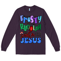 Plum dance like frosty shine like rudolph Long Sleeve Tee - MaliasSmallBusiness