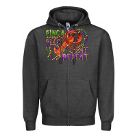 Charcoal Heather pinch peel eat repeat crawfish Zipper Hoodie - RanaPortraitStore