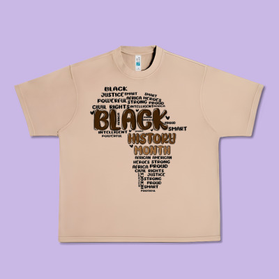 Black History Month Urban Heavy Tee Designed By Maliassmallbusiness