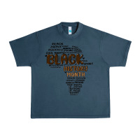 Midnight Navy black history month Urban Heavy Tee - MaliasSmallBusiness
