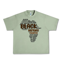 Oil Green black history month Urban Heavy Tee - MaliasSmallBusiness