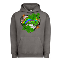 Pigment Tornado lucky heart St. Patricks Day Urban Hoodie - FaDigitalArtStudio