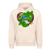 Sandshell lucky heart St. Patricks Day Urban Hoodie - FaDigitalArtStudio