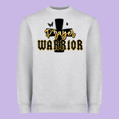 Christian Prayer Warrior Heavyweight Sweatshirt Designed By Maliassmallbusiness