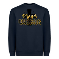 Navy christian prayer warrior Heavyweight Sweatshirt - MaliasSmallBusiness