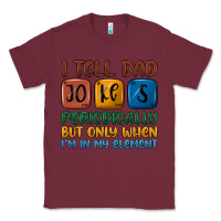 Burgundy i tell dad jokes periodically but only when i'm in Classic Tee - JahusDesignShop