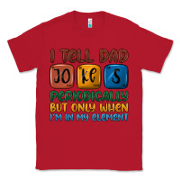 Red i tell dad jokes periodically but only when i'm in Classic Tee - JahusDesignShop
