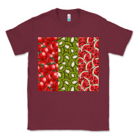 Burgundy summer fruits Classic Tee - CowhideDigitalArt