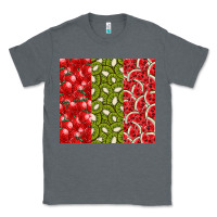 Charcoal Heather summer fruits Classic Tee - CowhideDigitalArt