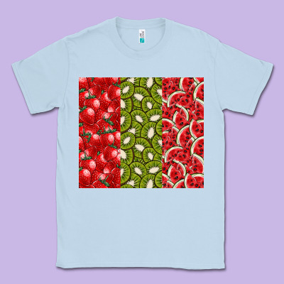 Summer Fruits Classic Tee Designed By Cowhidedigitalart