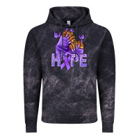 Cloud Black hope lavender ribbon all cancers Vintage Hoodie - NancyCooperArtShop