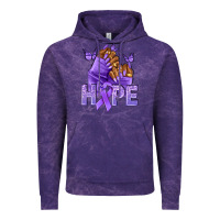 Cloud Purple hope lavender ribbon all cancers Vintage Hoodie - NancyCooperArtShop