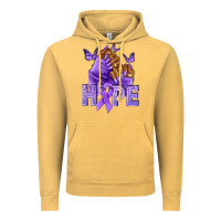 Vintage Mustard hope lavender ribbon all cancers Vintage Hoodie - NancyCooperArtShop