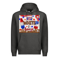 Charcoal Heather red white and booze Premium Hoodie - TumblerDesignByShophia