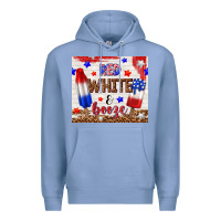 Colony Blue red white and booze Premium Hoodie - TumblerDesignByShophia
