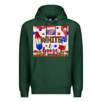 Sports Green red white and booze Premium Hoodie - TumblerDesignByShophia