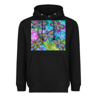 Black dragonflies Heavyweight Hoodie - TumblerDesignByShophia