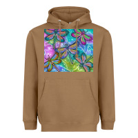 Toasted Coconut dragonflies Heavyweight Hoodie - TumblerDesignByShophia