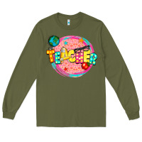 Army Green teacher Long Sleeve Tee - NancyCooperArtShop
