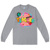Heather Grey teacher Long Sleeve Tee - NancyCooperArtShop