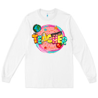 White teacher Long Sleeve Tee - NancyCooperArtShop