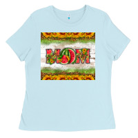 Baby Blue mom watermelon Ladies Tee - HRA Design Shop