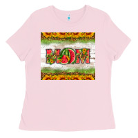 Bubblegum Pink mom watermelon Ladies Tee - HRA Design Shop