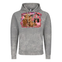 Cloud Rock Valentine's day mama cow and baby cows Vintage Hoodie - RanaPortraitStore