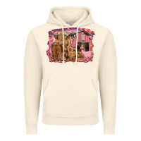 Vintage Artic Valentine's day mama cow and baby cows Vintage Hoodie - RanaPortraitStore