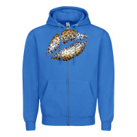 True Royal Cheetah Lips Zipper Hoodie - Bettercallsaul
