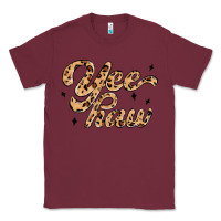 Burgundy yeehaw Classic Tee - MaliasSmallBusiness