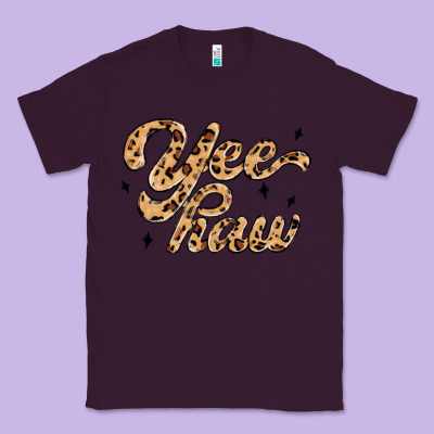 Yeehaw Classic Tee Designed By Maliassmallbusiness