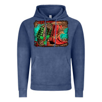 Vintage Denim country boots Christmas Vintage Hoodie - Jasminsmagicworld