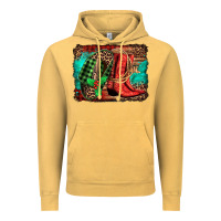 Vintage Mustard country boots Christmas Vintage Hoodie - Jasminsmagicworld