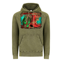 Vintage Olive country boots Christmas Vintage Hoodie - Jasminsmagicworld