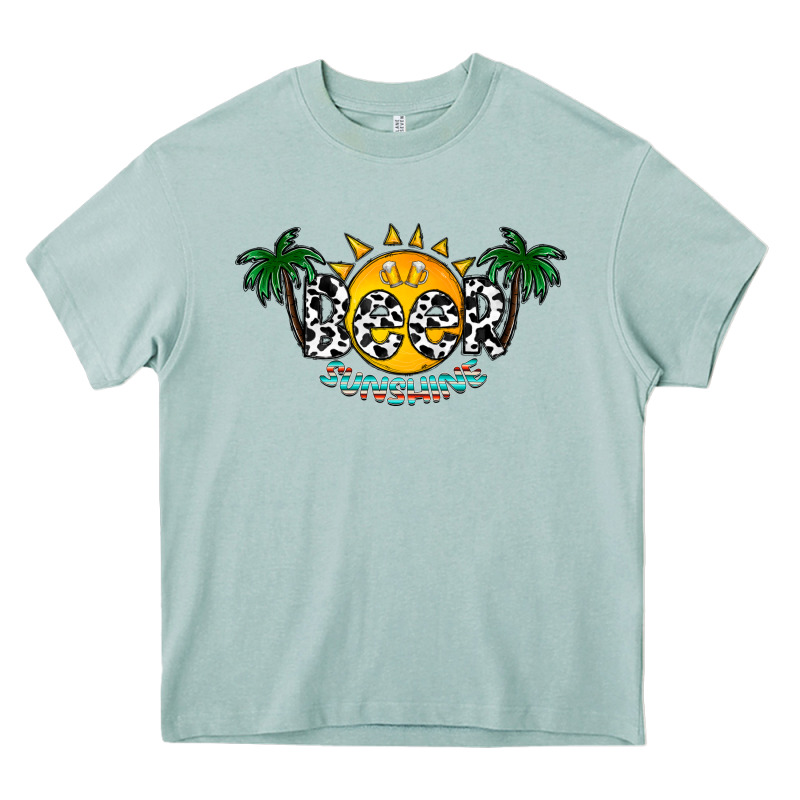 Beer Sunshine Heavy Core Tee by CowhideDigitalArt | Teevron