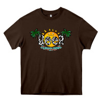 Chocolate Brown beer sunshine Heavy Core Tee - CowhideDigitalArt