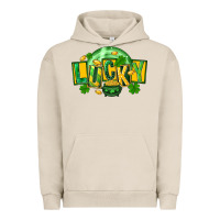Pigment French Oak St. Patrick's Day lucky Urban Hoodie - FaDigitalArtStudio