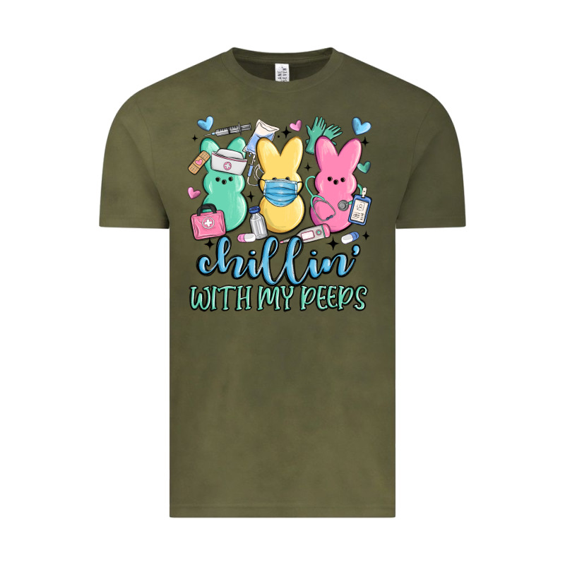 Chillin With My Peeps Vintage Tee by MaliasSmallBusiness | Teevron