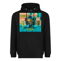 Black wıshın i was fıshın Heavyweight Hoodie - TumblerDesignByShophia