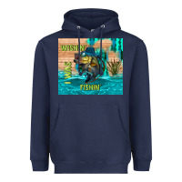 Navy wıshın i was fıshın Heavyweight Hoodie - TumblerDesignByShophia